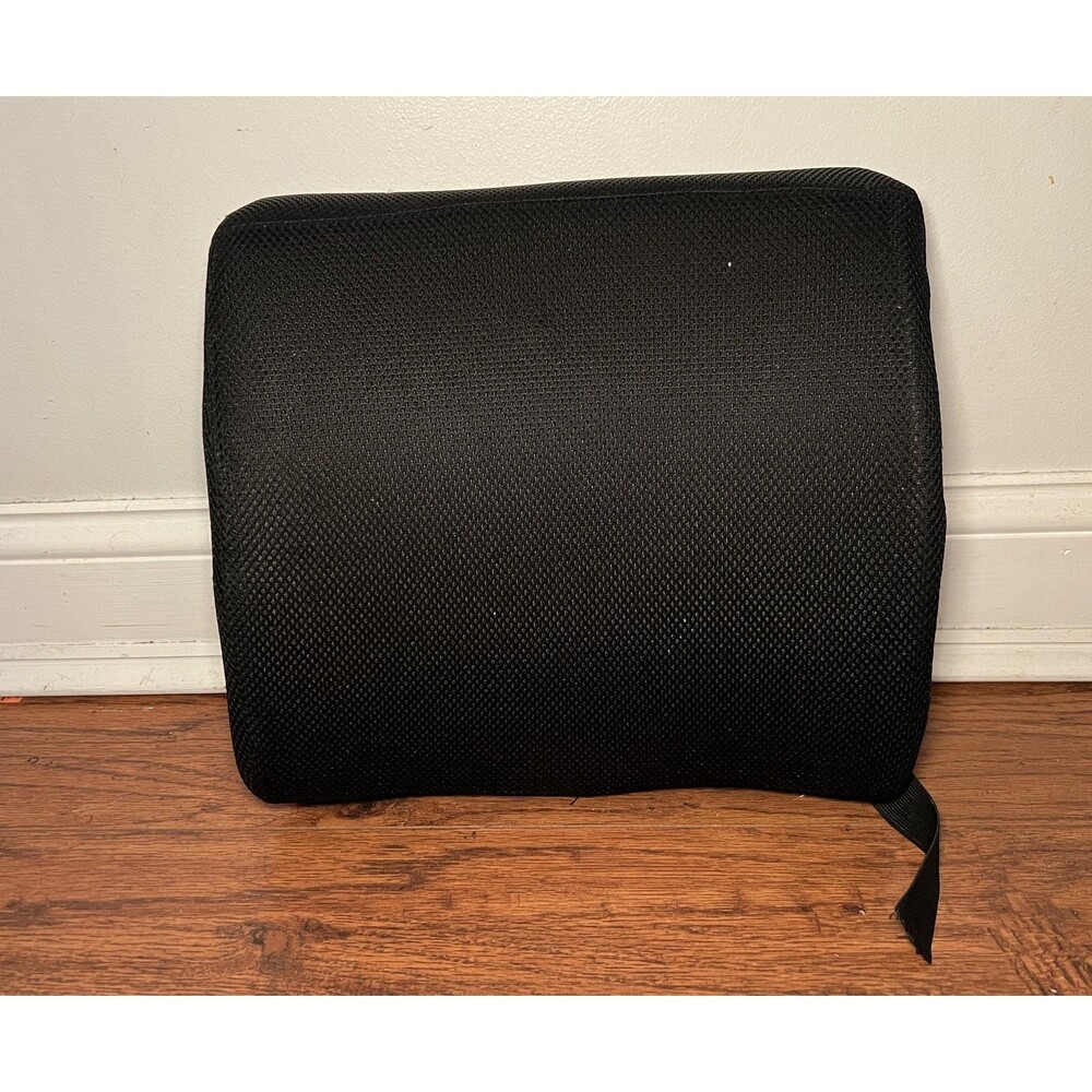 Goodyear Lumbar Support Cushion Pillow Backrest Ergonomic Office Car Black Foam